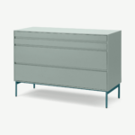 Donica Chest of Drawers, Concrete Blue