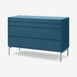 Donica Chest of Drawers, Sapphire Blue