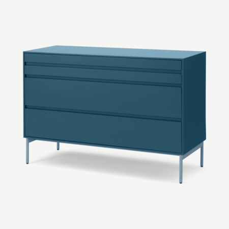 Donica Chest of Drawers, Sapphire Blue