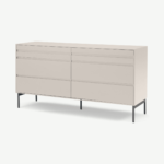 Donica Wide Chest of Drawers, Warm Ecru