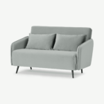 Hettie Small Sofa Bed, Ice Blue Velvet