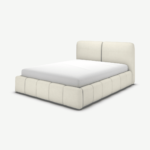 Maxmo Super King Size Ottoman Storage Bed, Putty Cotton