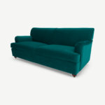 Orson 3 Seater Sofa Bed, Seafoam Blue Velvet