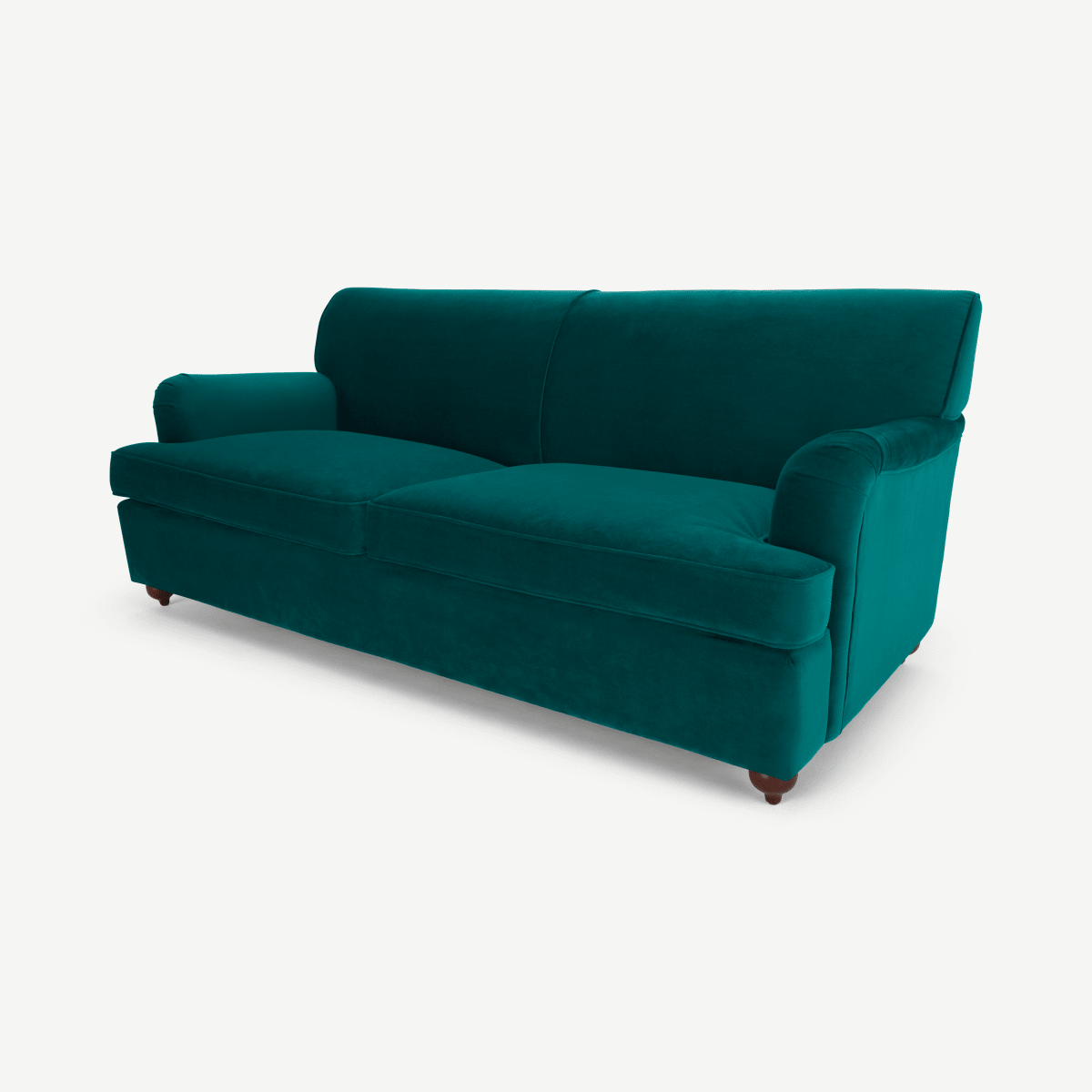 Orson 3 Seater Sofa Bed, Seafoam Blue Velvet • Sofas Etc