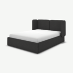 Ricola Double Ottoman Storage Bed, Etna Grey Wool