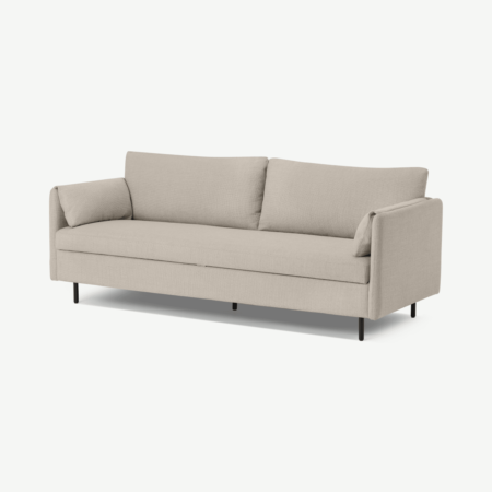 Hitomi Platform Sofa Bed, Oat Weave