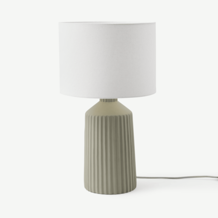 Kae Table Lamp, Tall, Sage