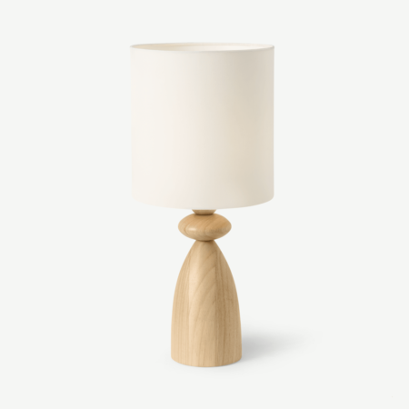 Leiba Table Lamp, Natural Wood