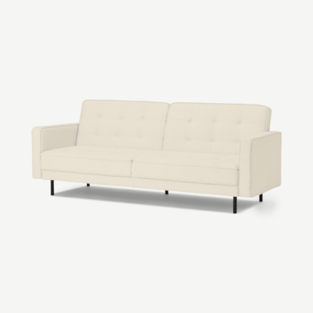 Rosslyn Click Clack Sofa Bed, Whitewash Boucle