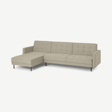 Rosslyn Left Hand Facing Chaise End Click Clack Sofa Bed, Sandstone
