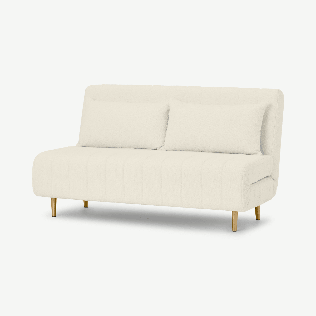 Bessie Large Double Sofa Bed, Whitewash Boucle • Sofas Etc