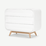 Esme Chest of Drawers, White and Ash