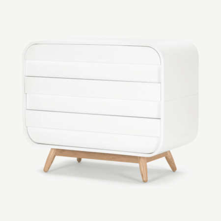 Esme Chest of Drawers, White and Ash