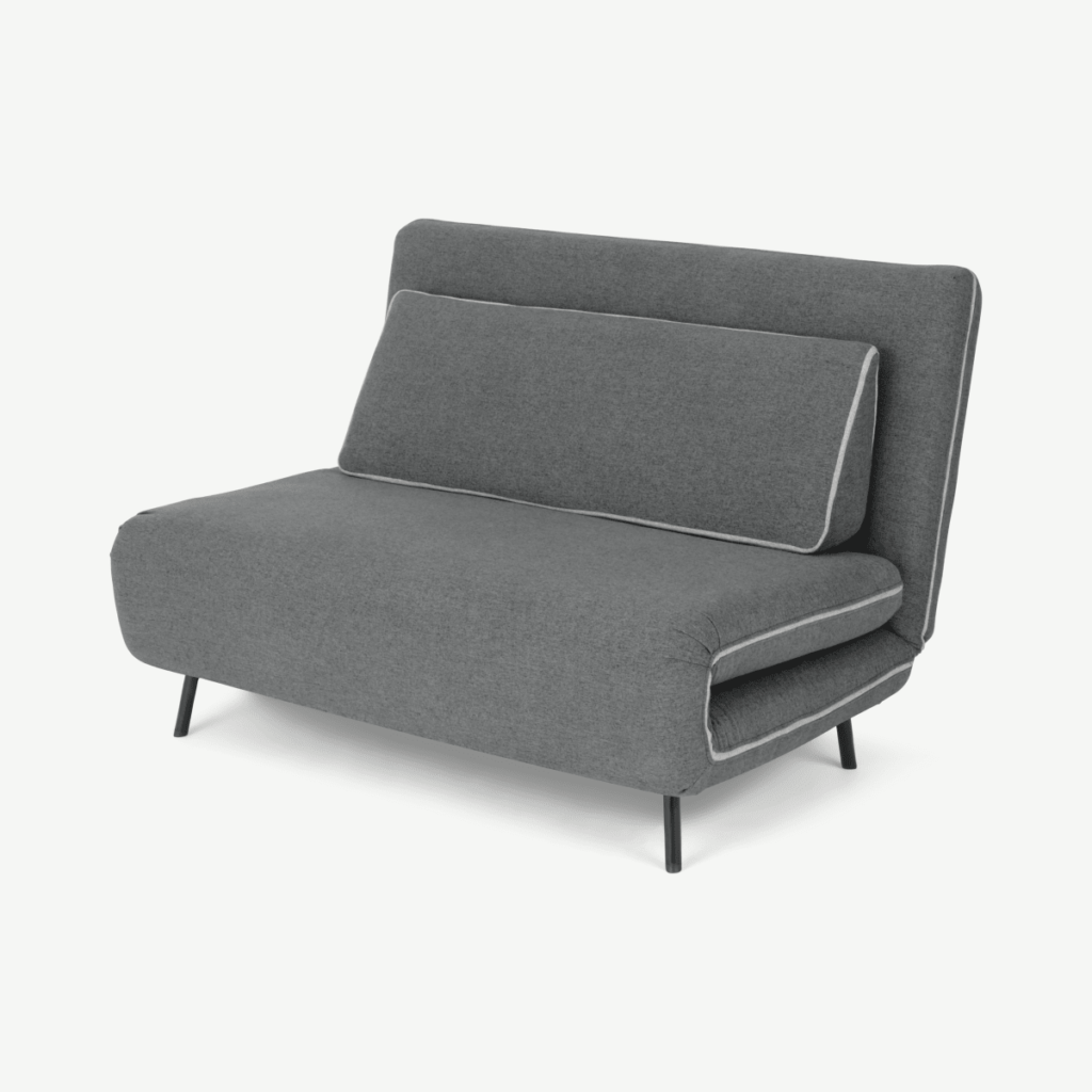 Kahlo Double Seat Sofa Bed, Salt Grey • Sofas Etc