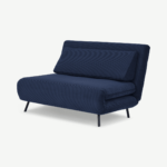 Kahlo Double Sofa Bed, Navy Corduroy Velvet