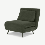 Kahlo Single Seat Sofa Bed, Sage Corduroy Velvet