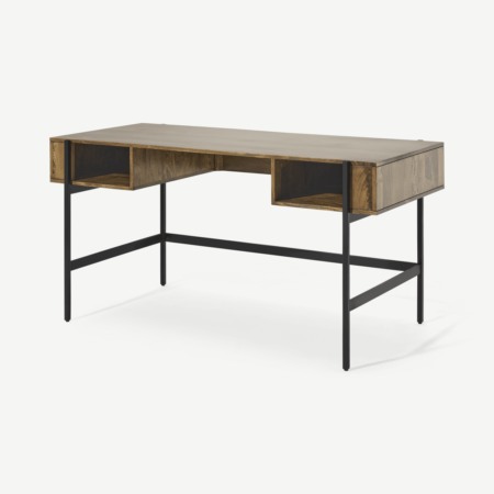 Morland Wide Desk, Mango Wood