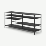 Munro TV Shelving Unit, Black