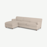 Orson Left Hand Facing Chaise End Sofa Bed, Natural Weave
