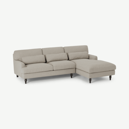 Tamyra Right Hand Facing Chaise End Corner Sofa, Barley Weave