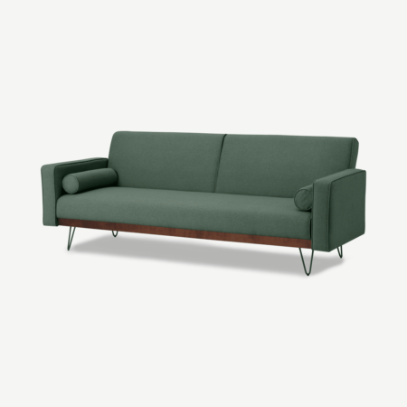 Warner Click Clack Sofa Bed, Alpine Green