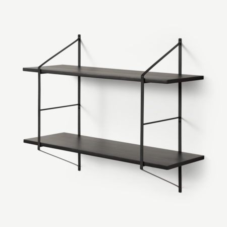 Belfast Shelving Unit, Black