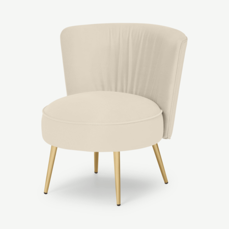 Cordova Accent Armchair, Macaron Velvet