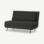 Kahlo Double Sofa Bed, Anthracite Boucle