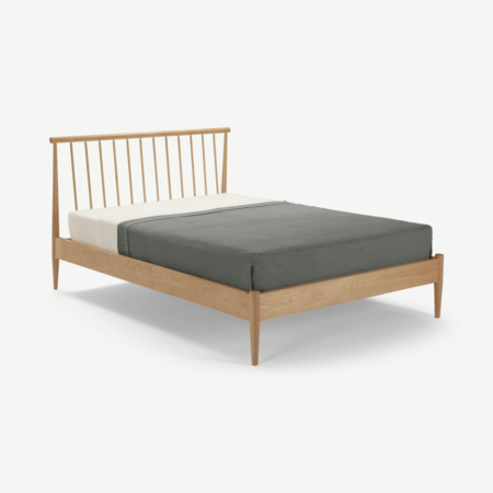 Penn Double Bed, Oak