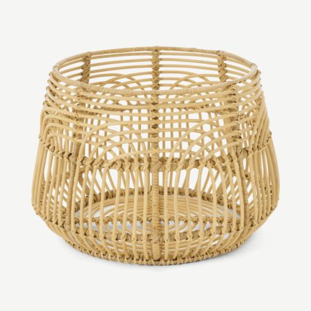 Taan Storage Basket, Natural Rattan
