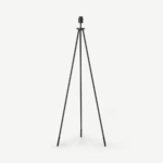 Bently Tripod Floor Lamp Base, Black