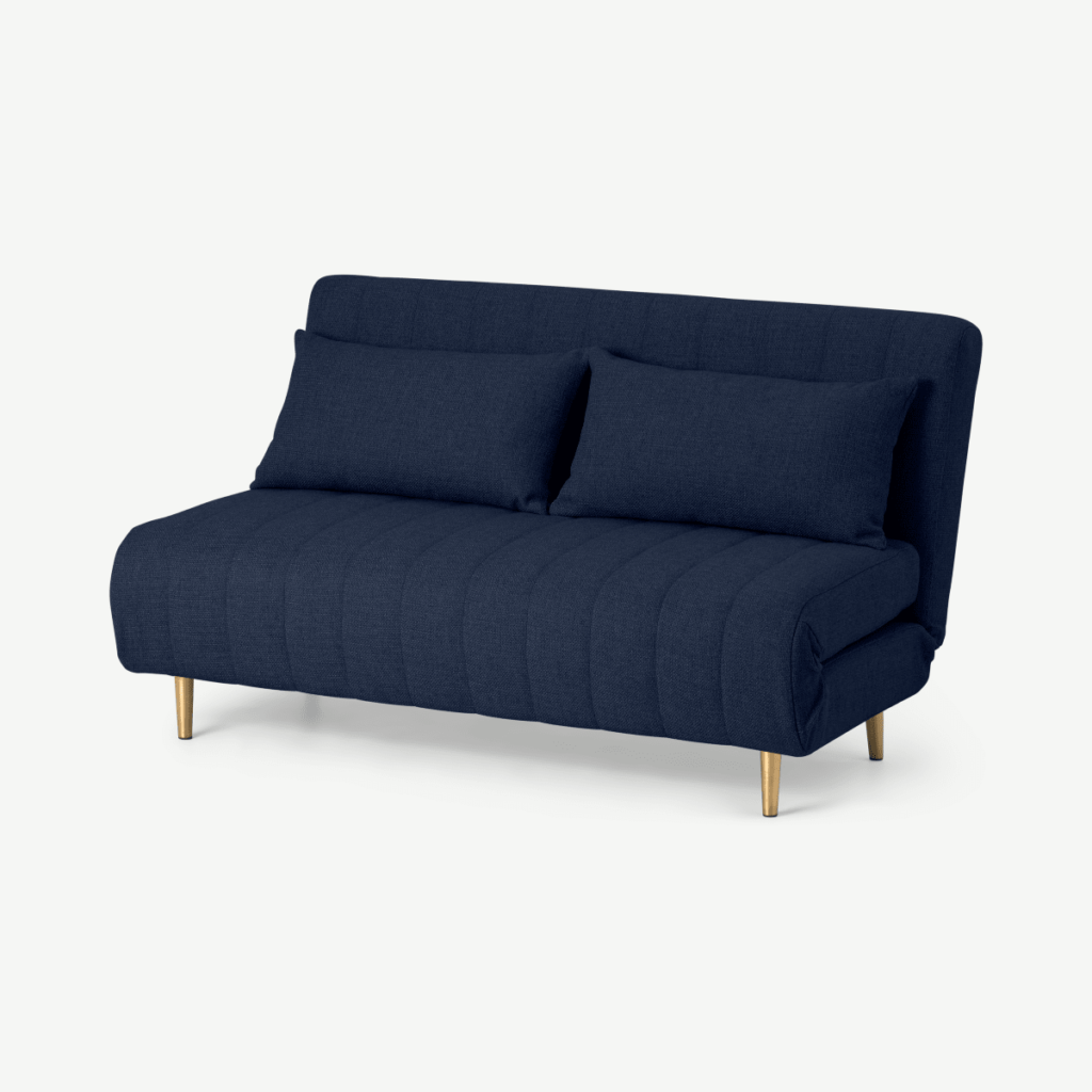 Bessie Large Double Sofa Bed, Midnight Weave • Sofas Etc