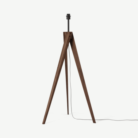 Madison Floor Lamp Base, Walnut