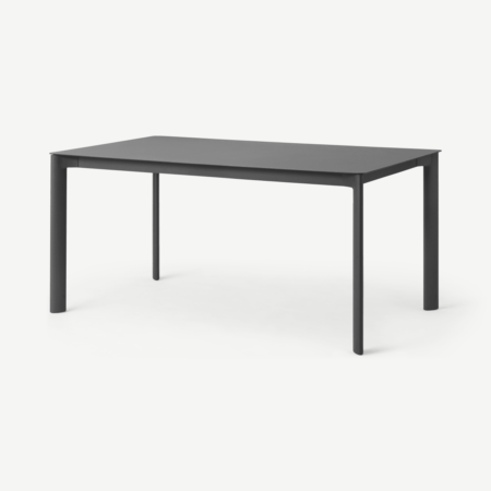 Merla Garden Dining Table, Dark Grey